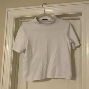Size M, white t shirt from Zara